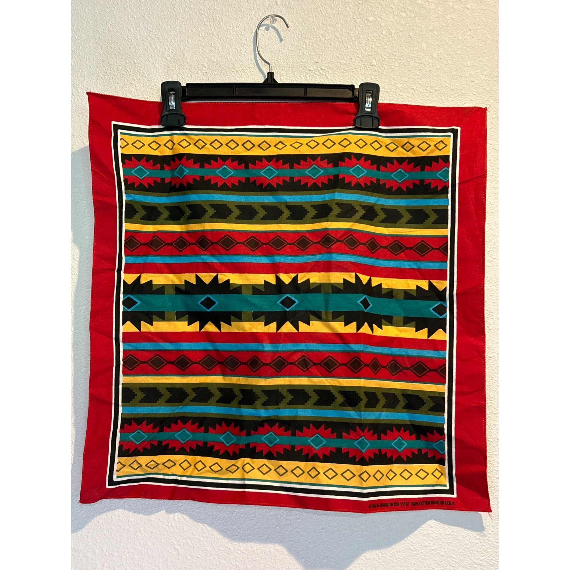 Hav A Hank Southwest Aztec Bandana Handkerchief USA