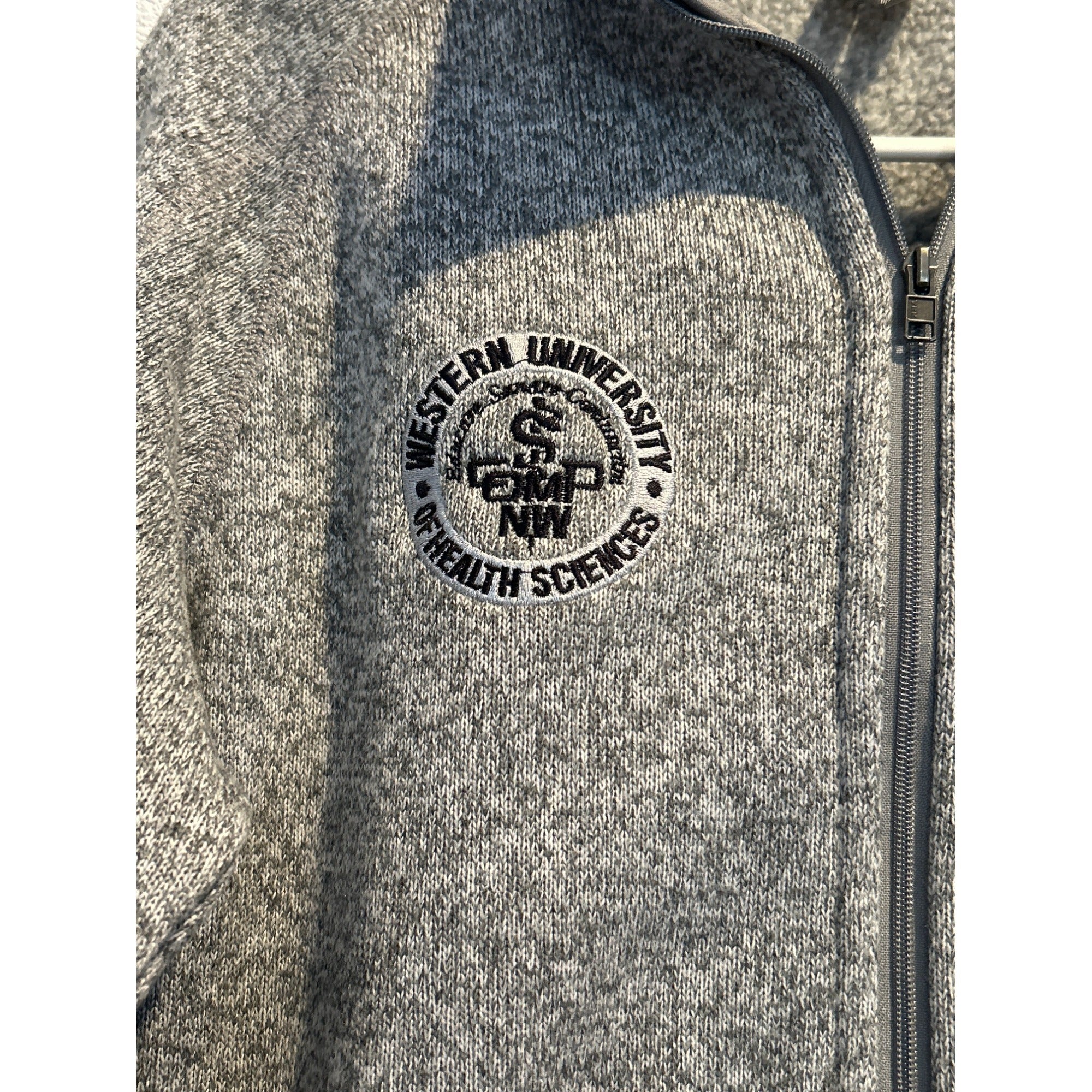 Patagonia (Mens MEDIUM) Gray Polartec Fleece Full Zip Jacket Better