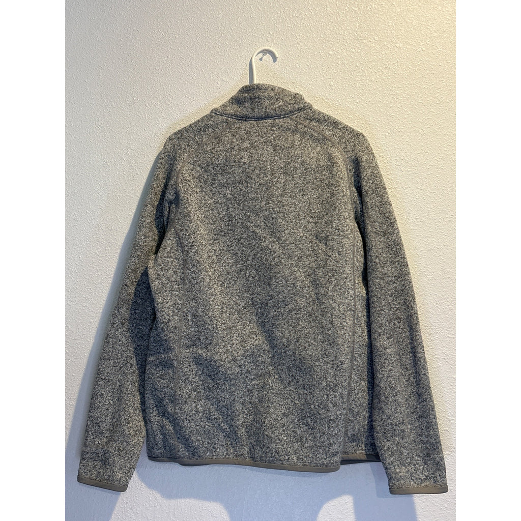 Patagonia (Mens MEDIUM) Gray Polartec Fleece Full Zip Jacket Better