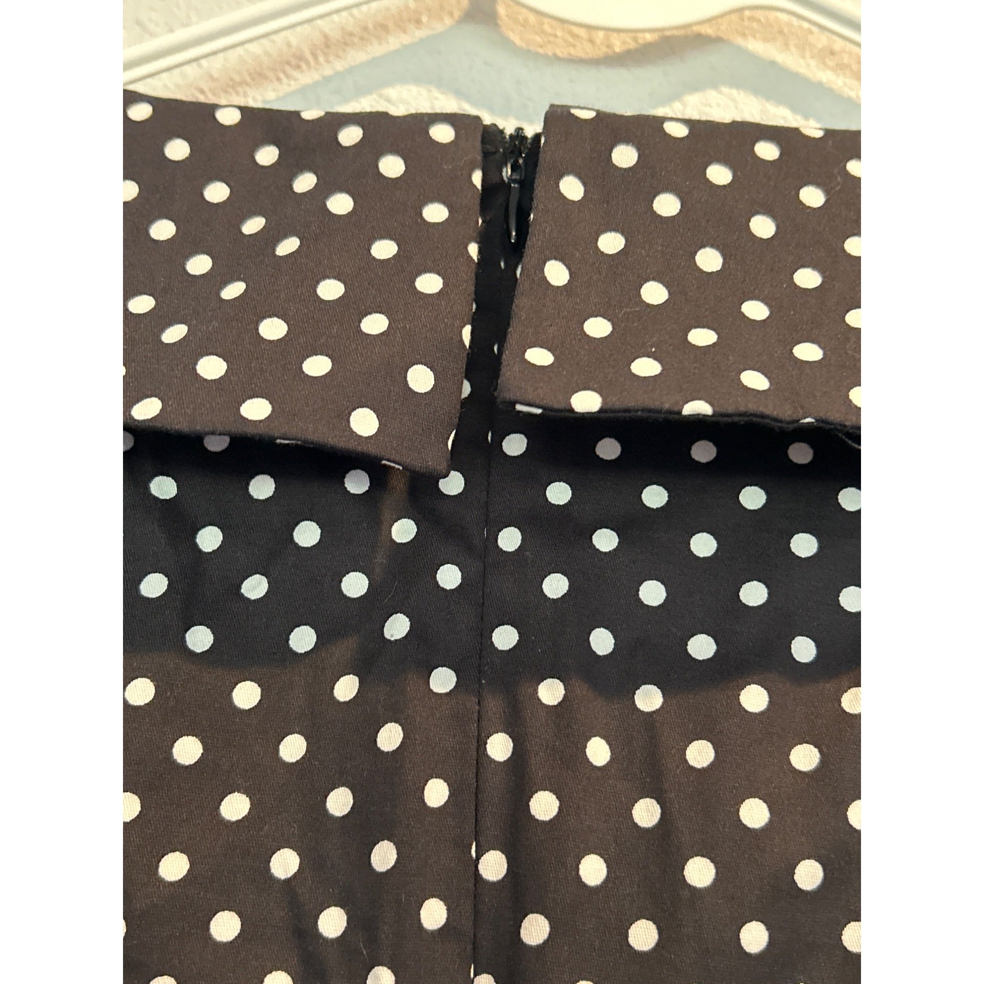 Wedtrend Polka Dot Collared 1950s Retro PIN UP Dress Rockabilly (Medium)