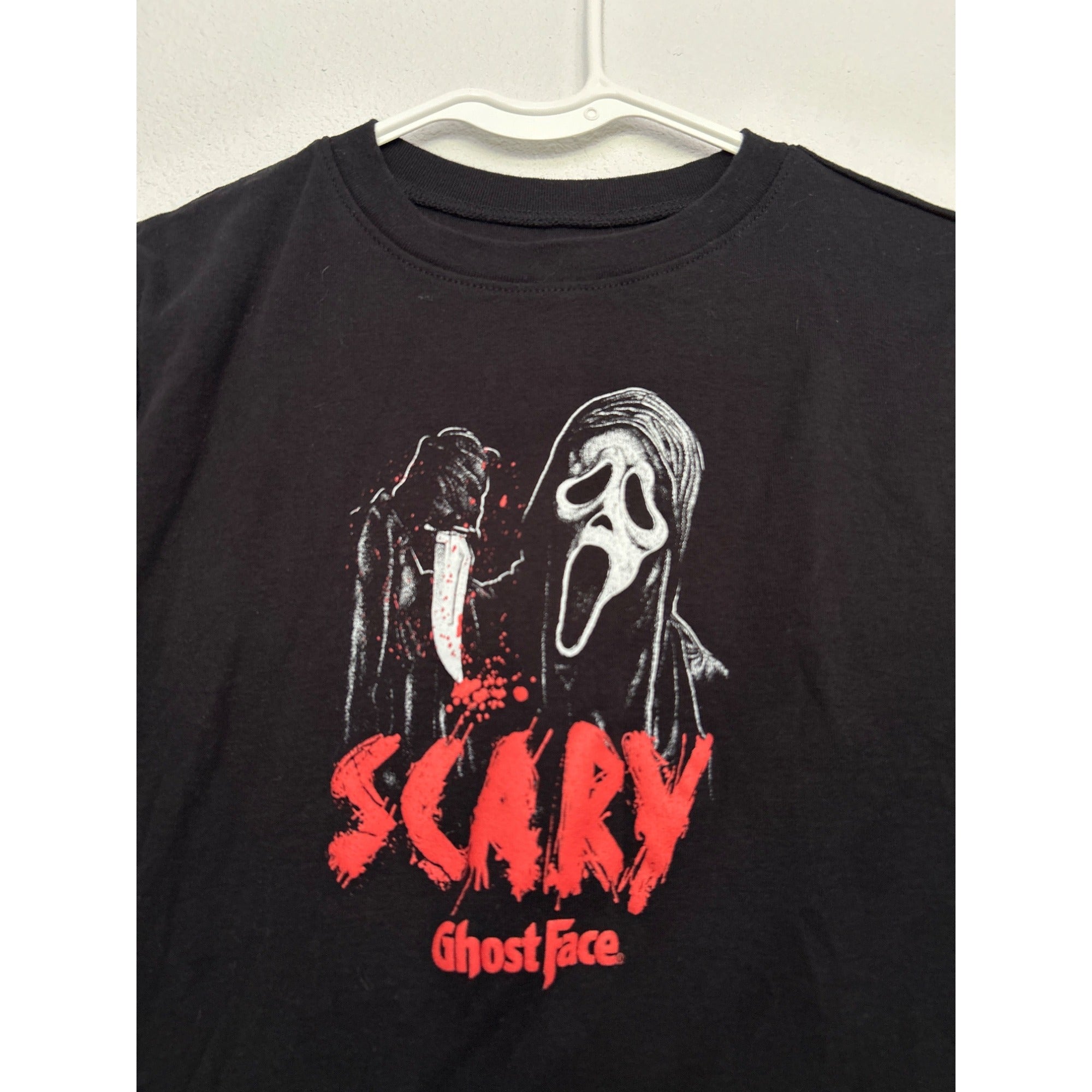 Authentic Scream Ghost Face T-Shirt Movies Womens MEDIUM Babydoll