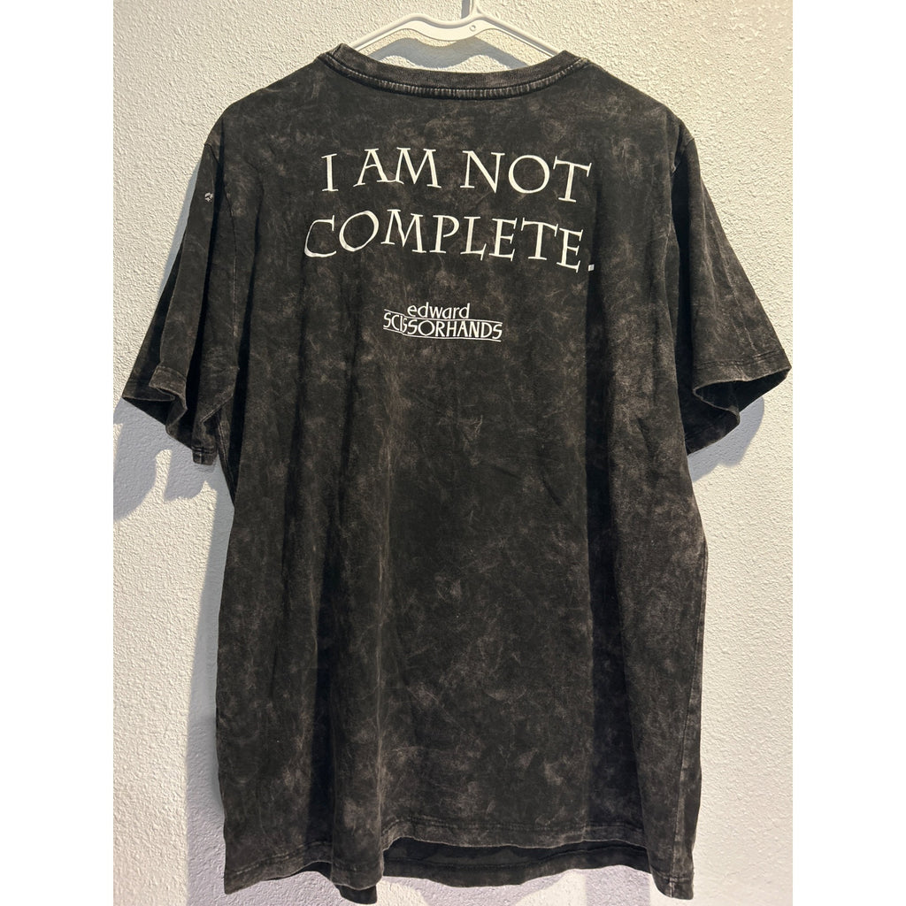 Edward Scissorhands Movie T-Shirt Large Dye Not Complete Printed