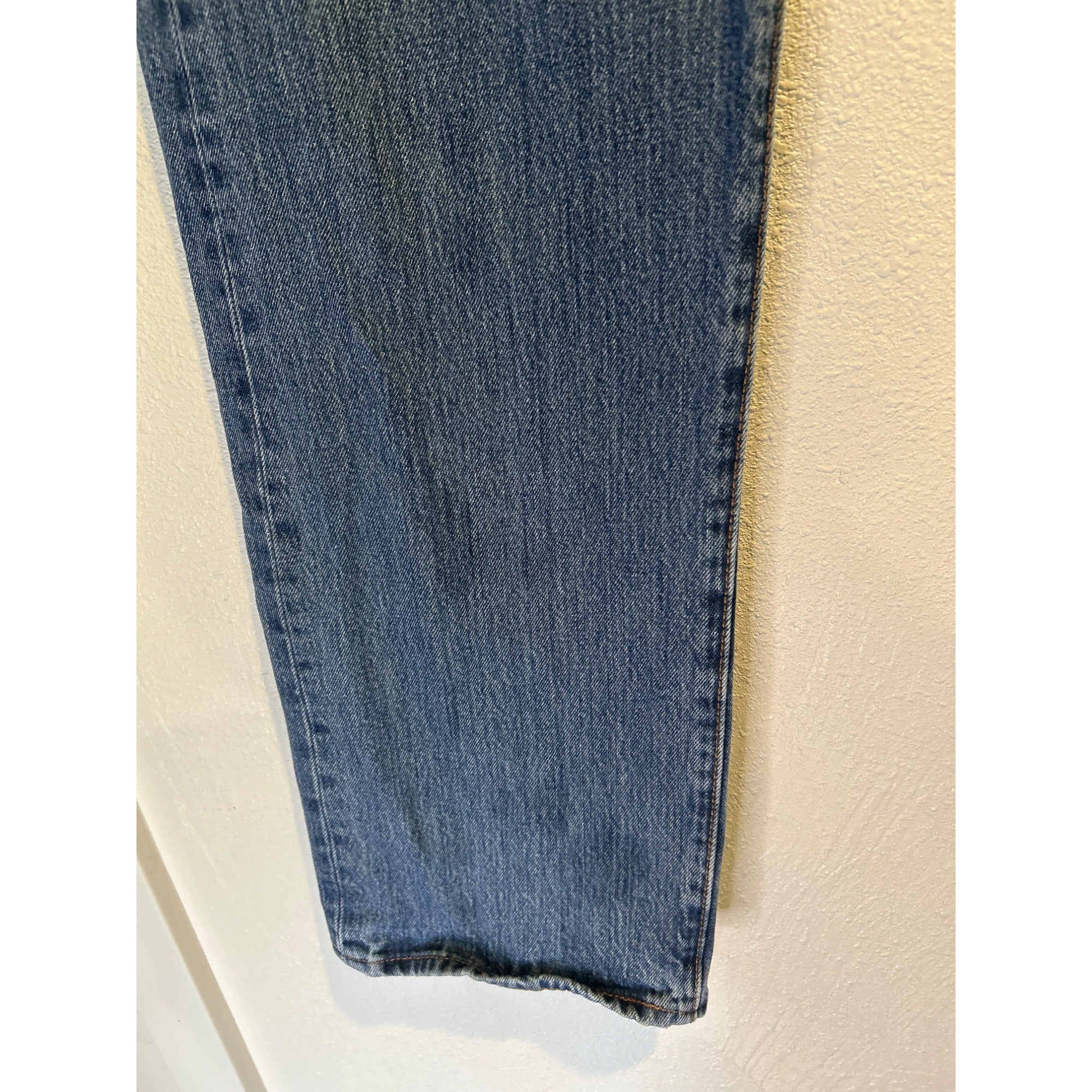 Levis 501 Button Fly Jeans Mens 36x30 Blue  Straight Denim Pants Western  Skate Y2K