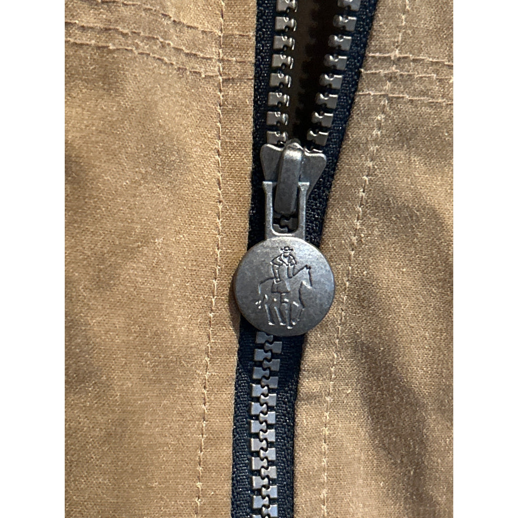 Outback Trading Company Vest (Mens 2XL) Brown Oilskin Workwear Western Cowboy