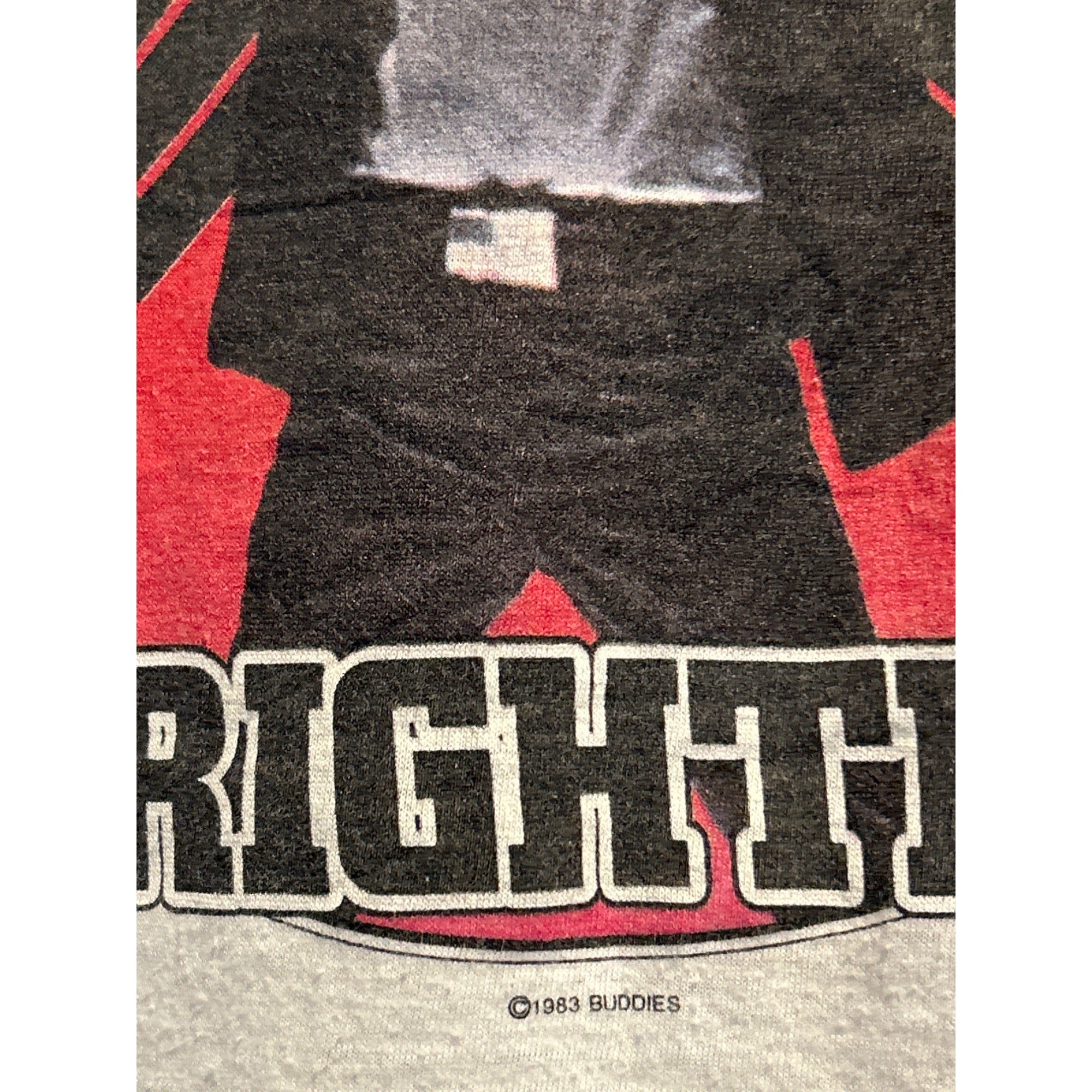 Vtg 1983 Styx Dr Righteous T Shirt Raglan Double Sided Band Tour Rock Tee