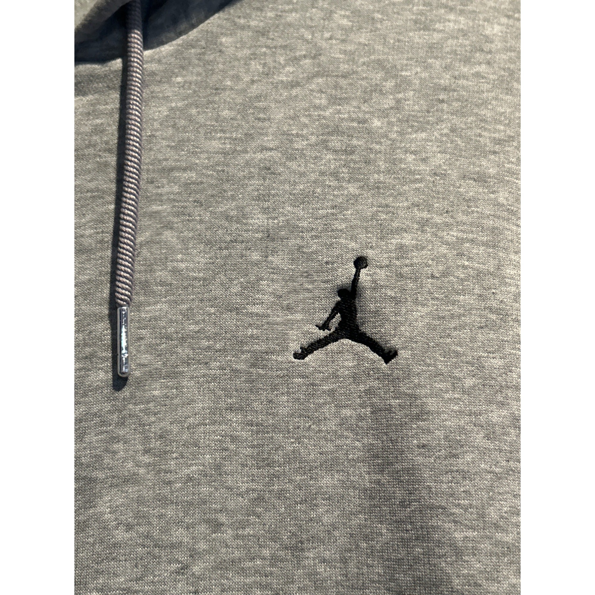 AIR JORDAN (MENS M) Full Zip Gray Basketball Hoodie 355370-063