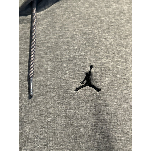 AIR JORDAN (MENS M) Full Zip Gray Basketball Hoodie 355370-063