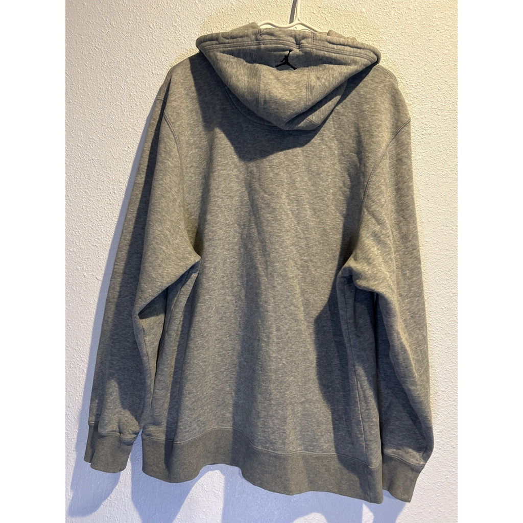 AIR JORDAN (MENS M) Full Zip Gray Basketball Hoodie 355370-063