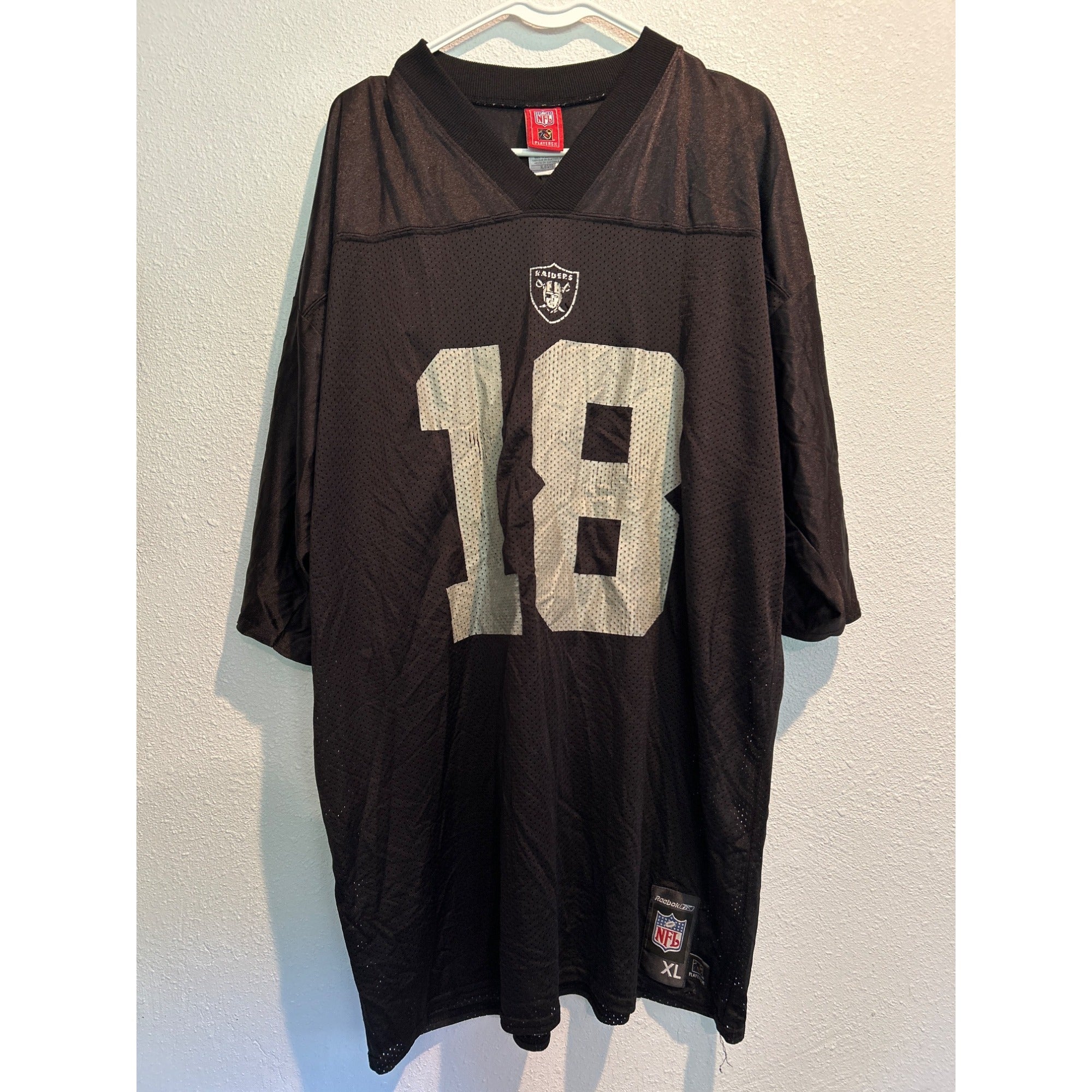 Vintage Reebok Randy Moss Oakland Raiders #18  Jersey Men XL