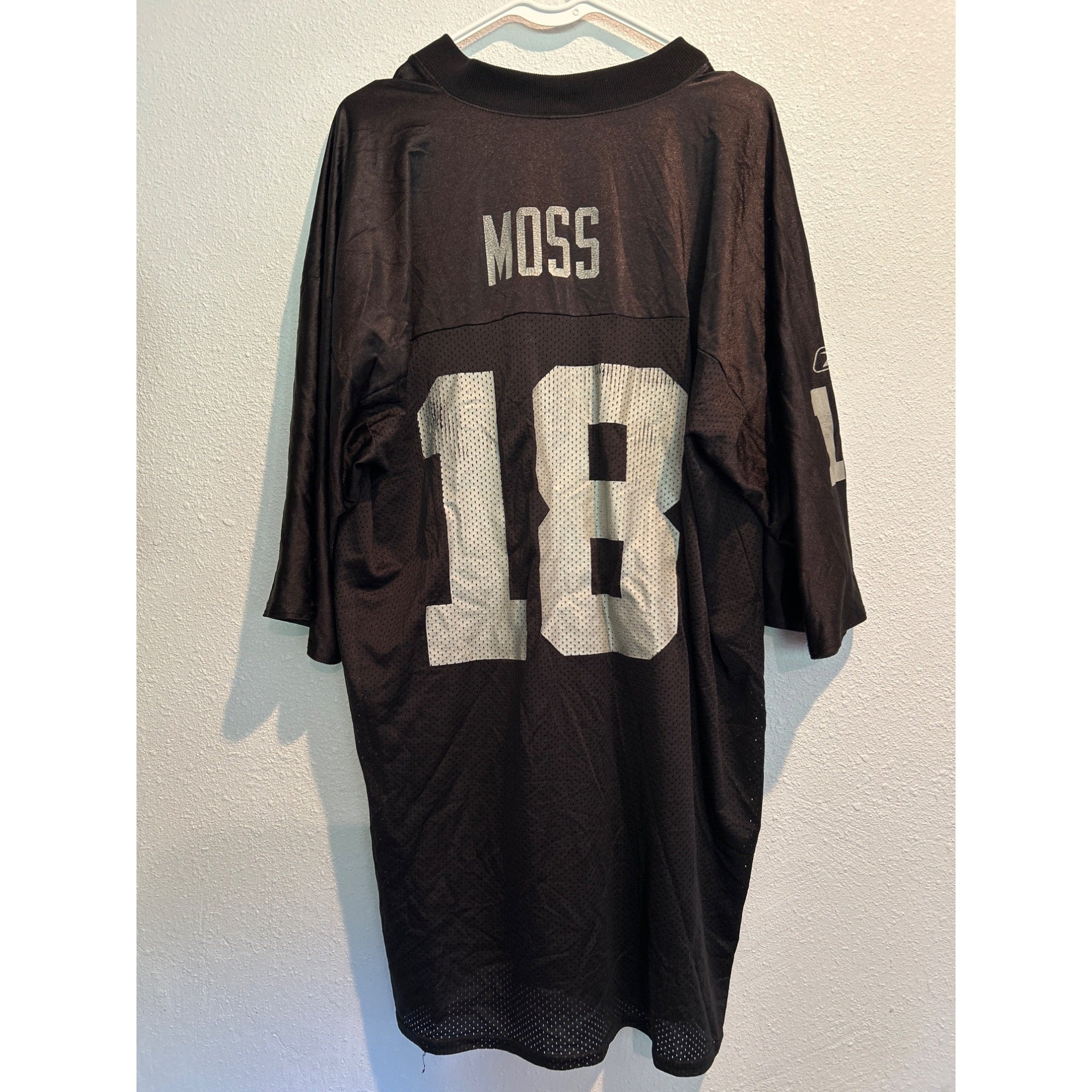 Vintage Reebok Randy Moss Oakland Raiders #18  Jersey Men XL