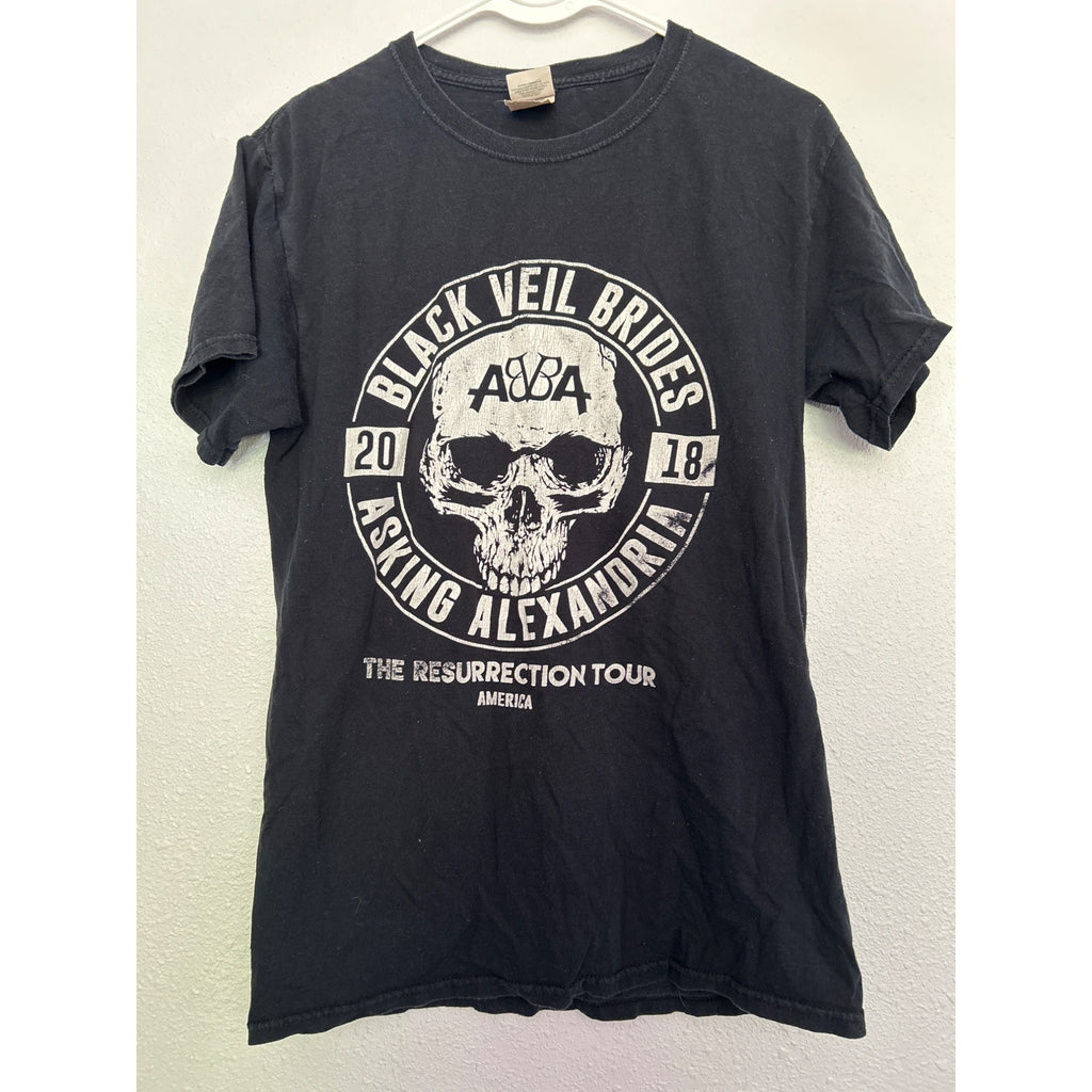 2018 Black Veil Brides Asking Alexandria Tour Shirt  SMALL