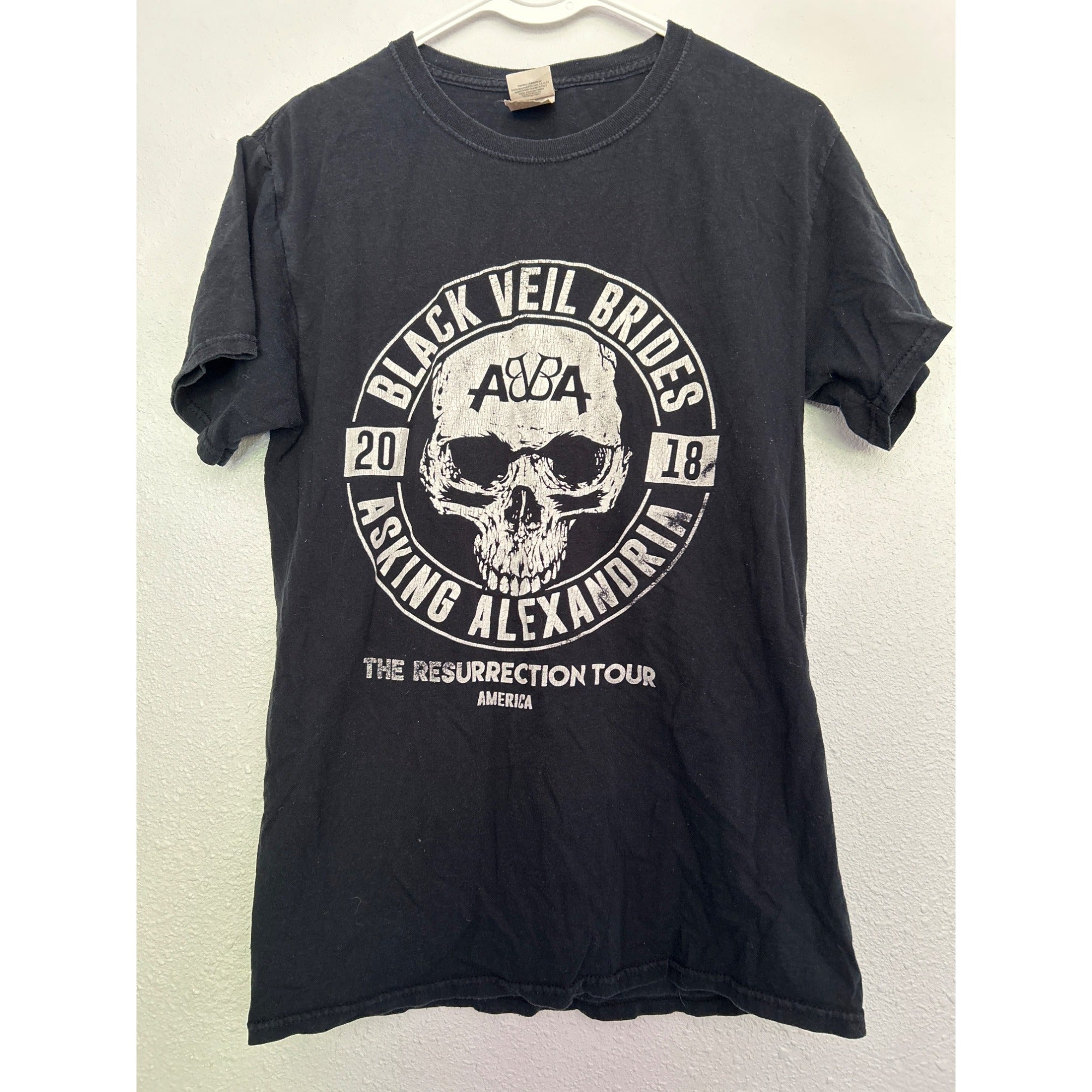 2018 Black Veil Brides Asking Alexandria Tour Shirt  SMALL