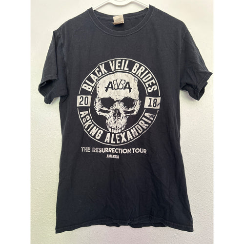 2018 Black Veil Brides Asking Alexandria Tour Shirt  SMALL