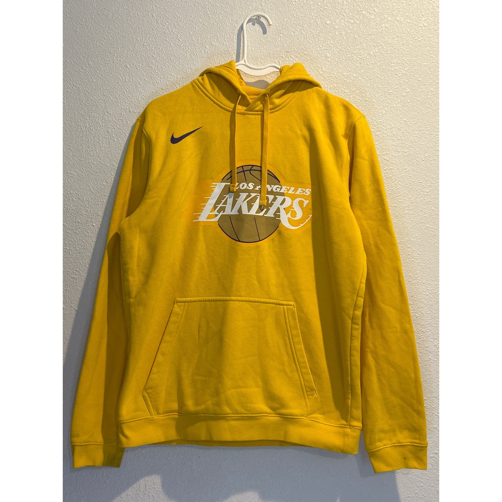 Nike NBA Los Angeles Lakers Men's MEDIUM Pullover Hoodie CD3238-728