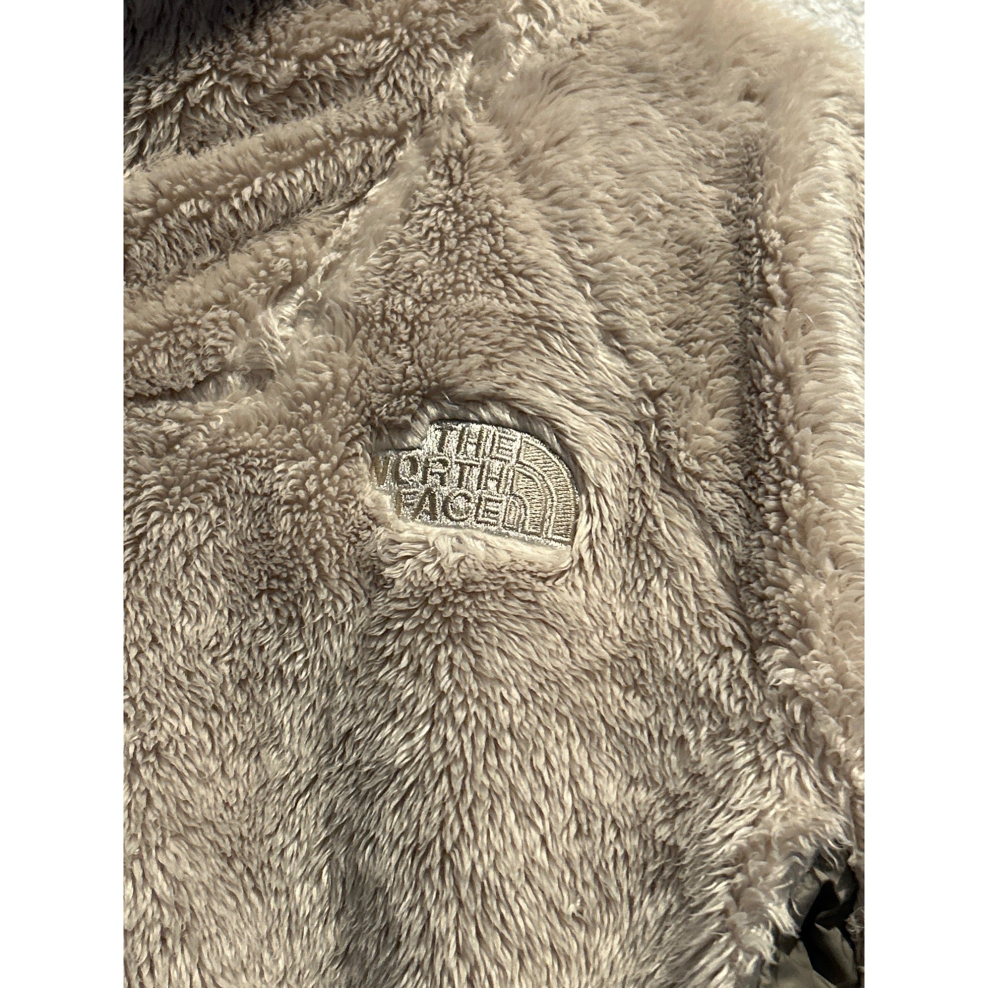 The North Face Osito (Women's MEDIUM) Pullover 1/4 Zip Soft Jacket Ivory