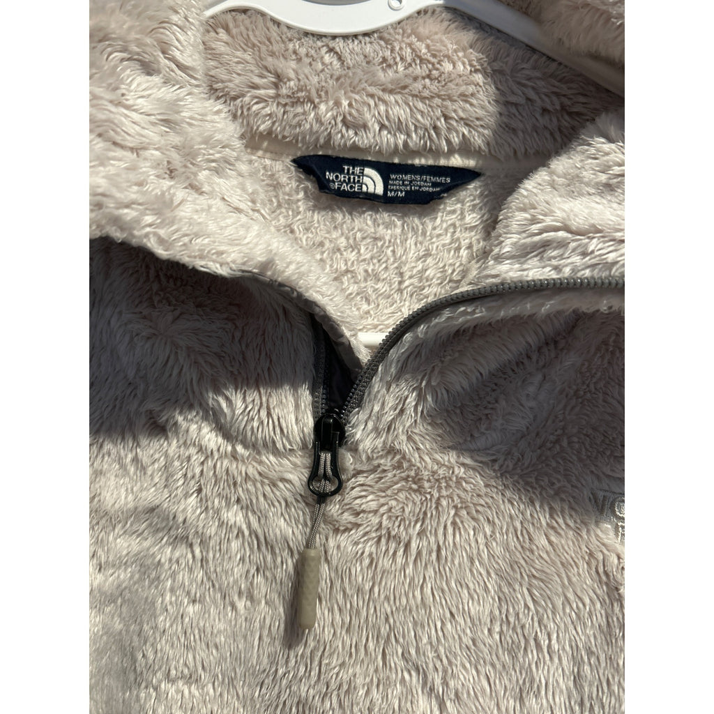 The North Face Osito (Women's MEDIUM) Pullover 1/4 Zip Soft Jacket Ivory