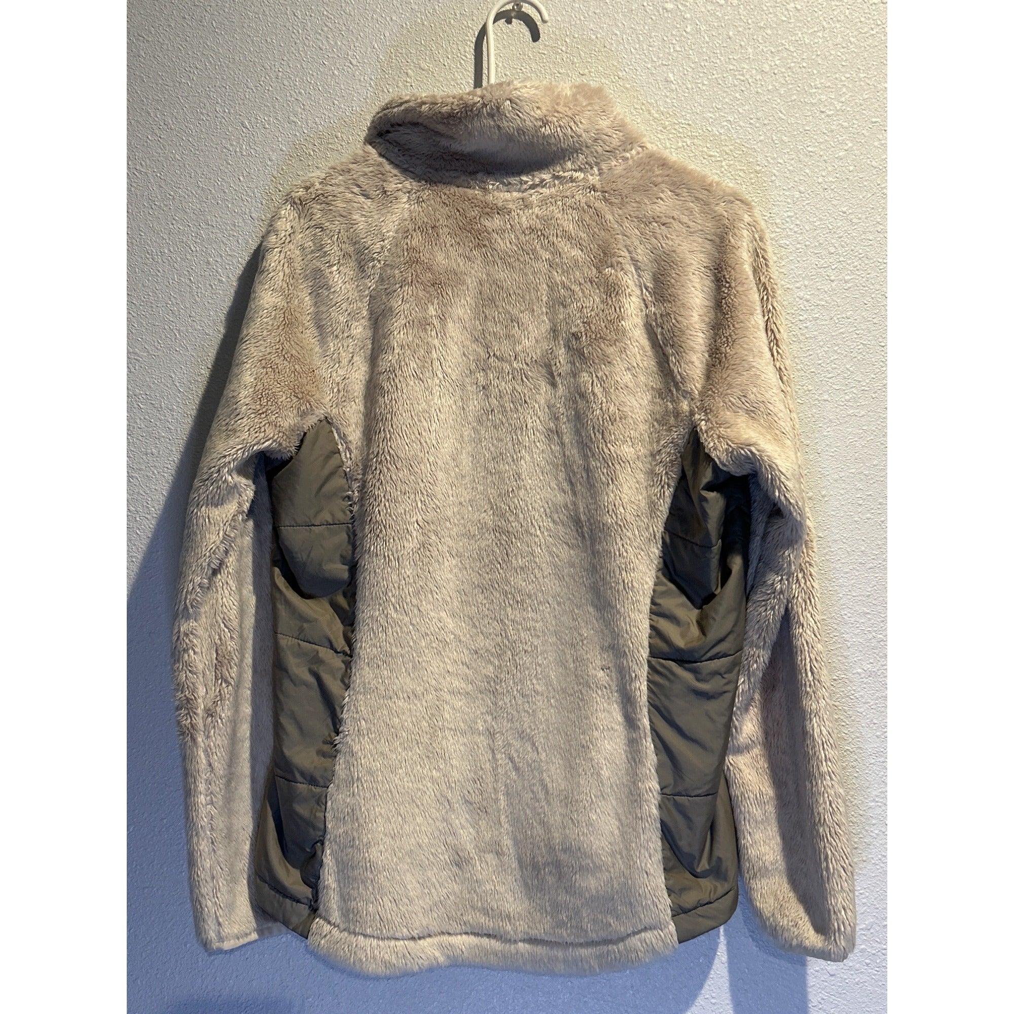 The North Face Osito (Women's MEDIUM) Pullover 1/4 Zip Soft Jacket Ivory
