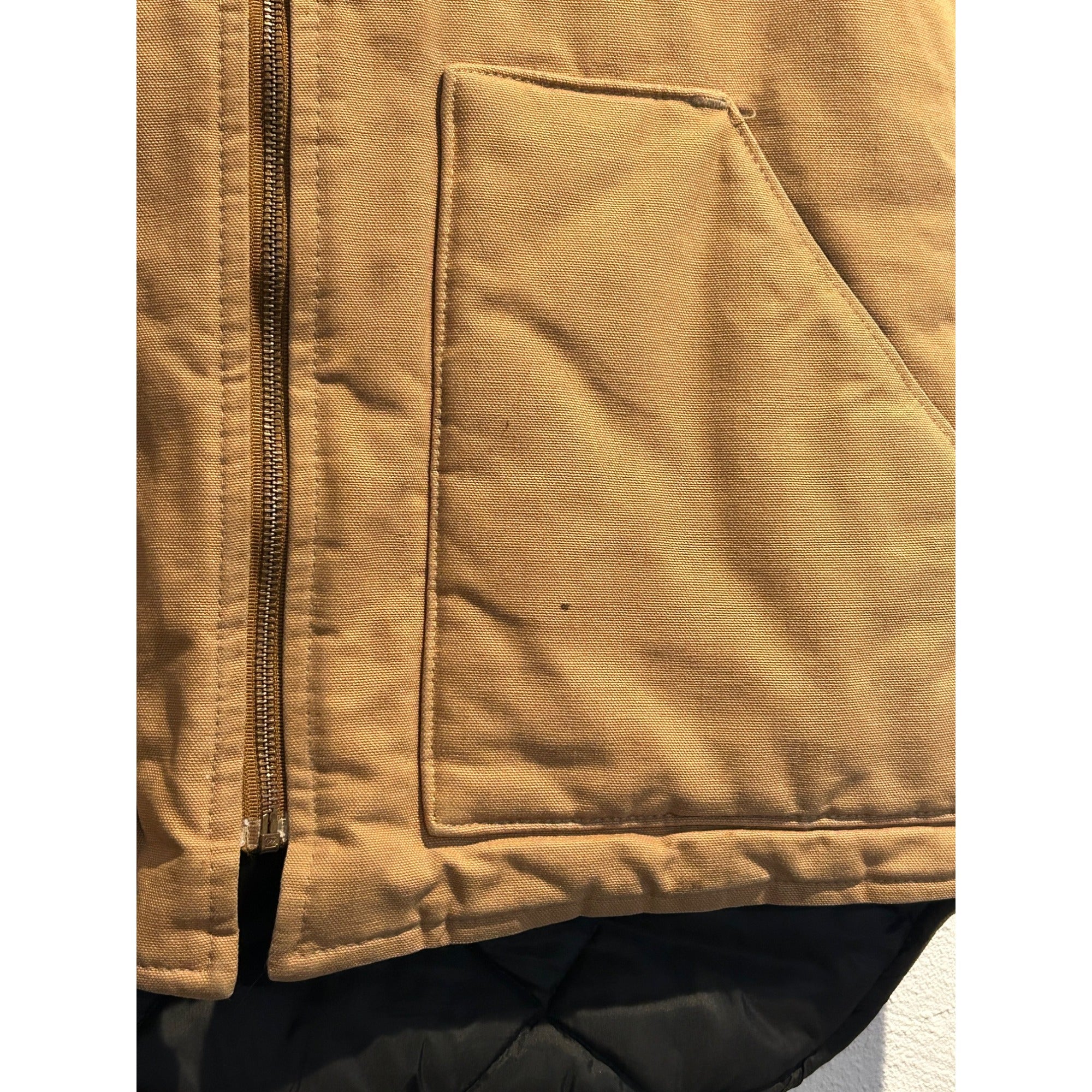 Vintage Carhartt (Mens MEDIUM) Union Lined Quilted Vest Canvas USA B01