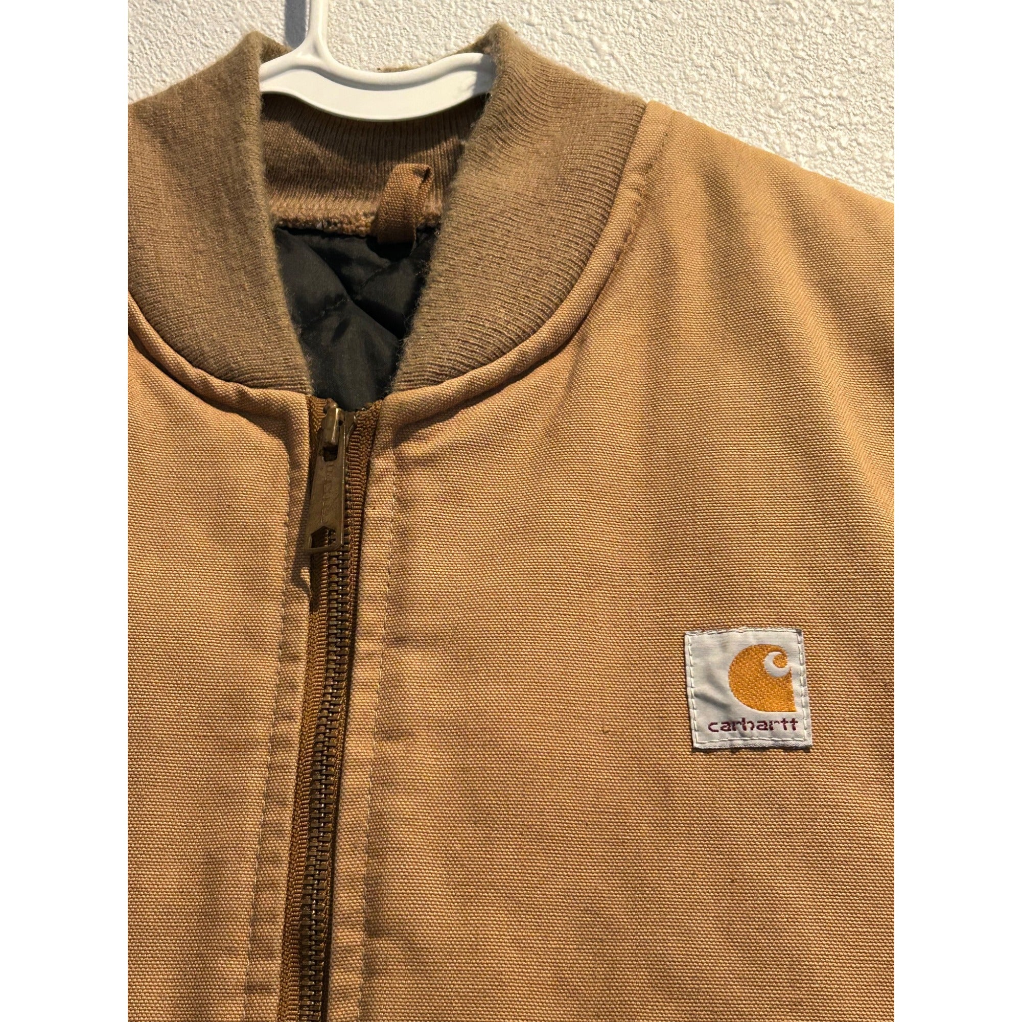 Vintage Carhartt (Mens MEDIUM) Union Lined Quilted Vest Canvas USA B01