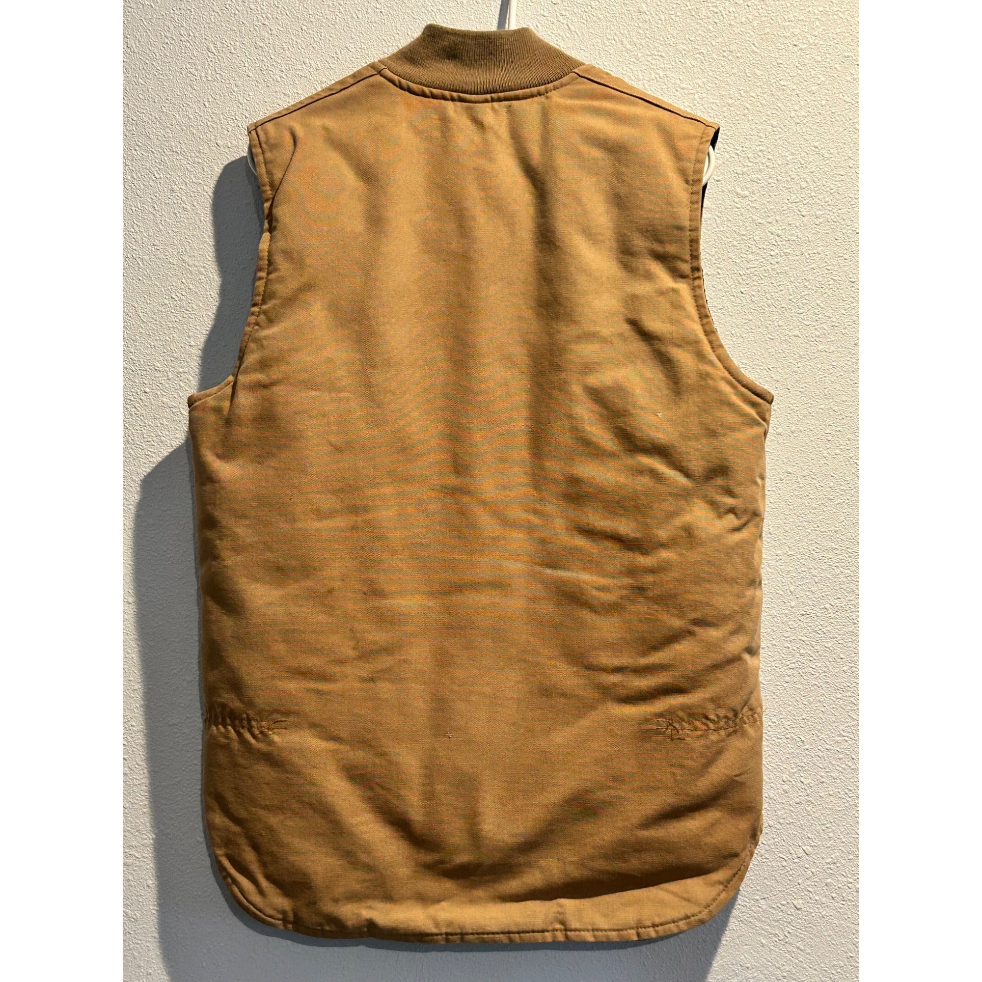 Vintage Carhartt (Mens MEDIUM) Union Lined Quilted Vest Canvas USA B01