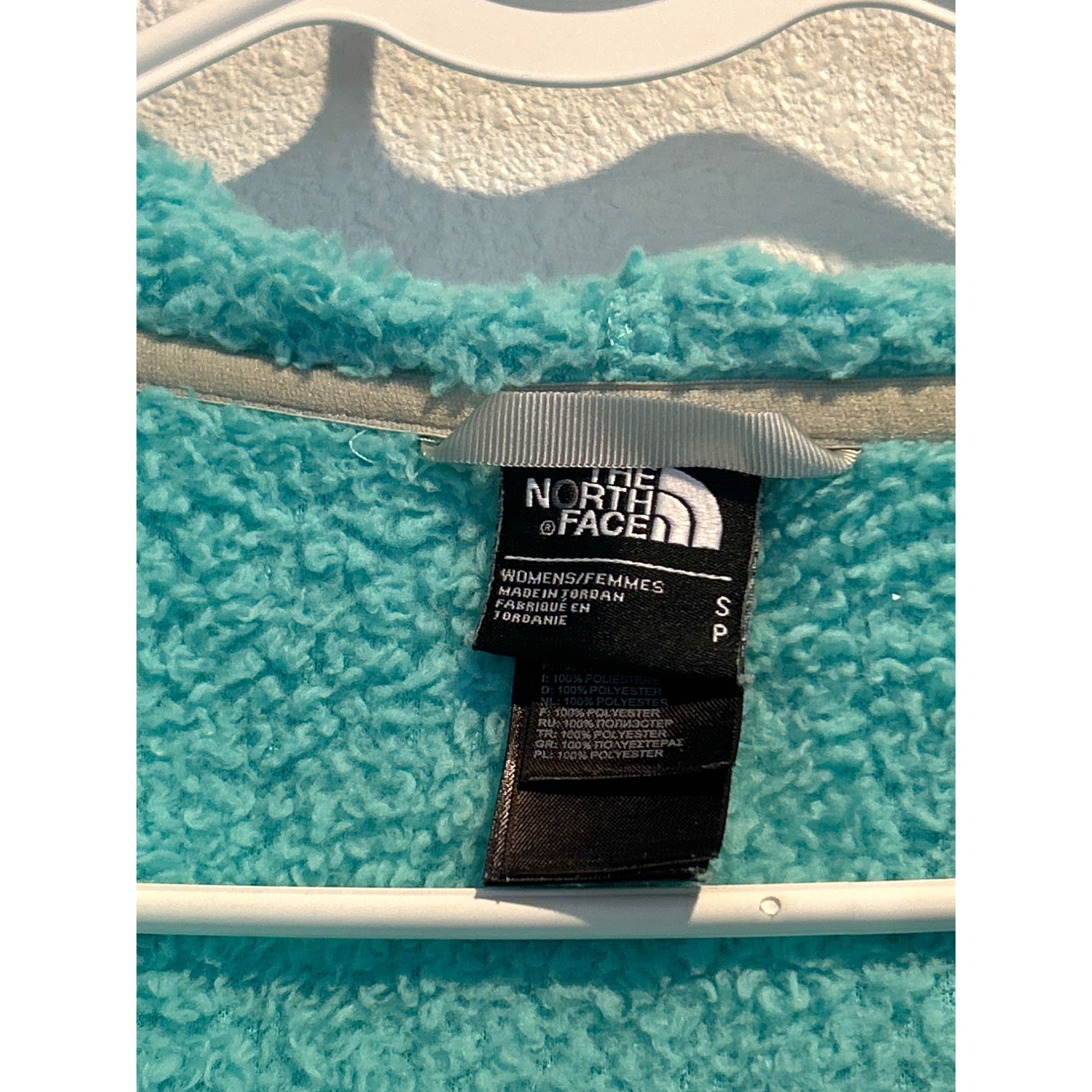 The North Face Osito Hoodie (Women's SMALL) Full Zip Soft Jacket BLUE