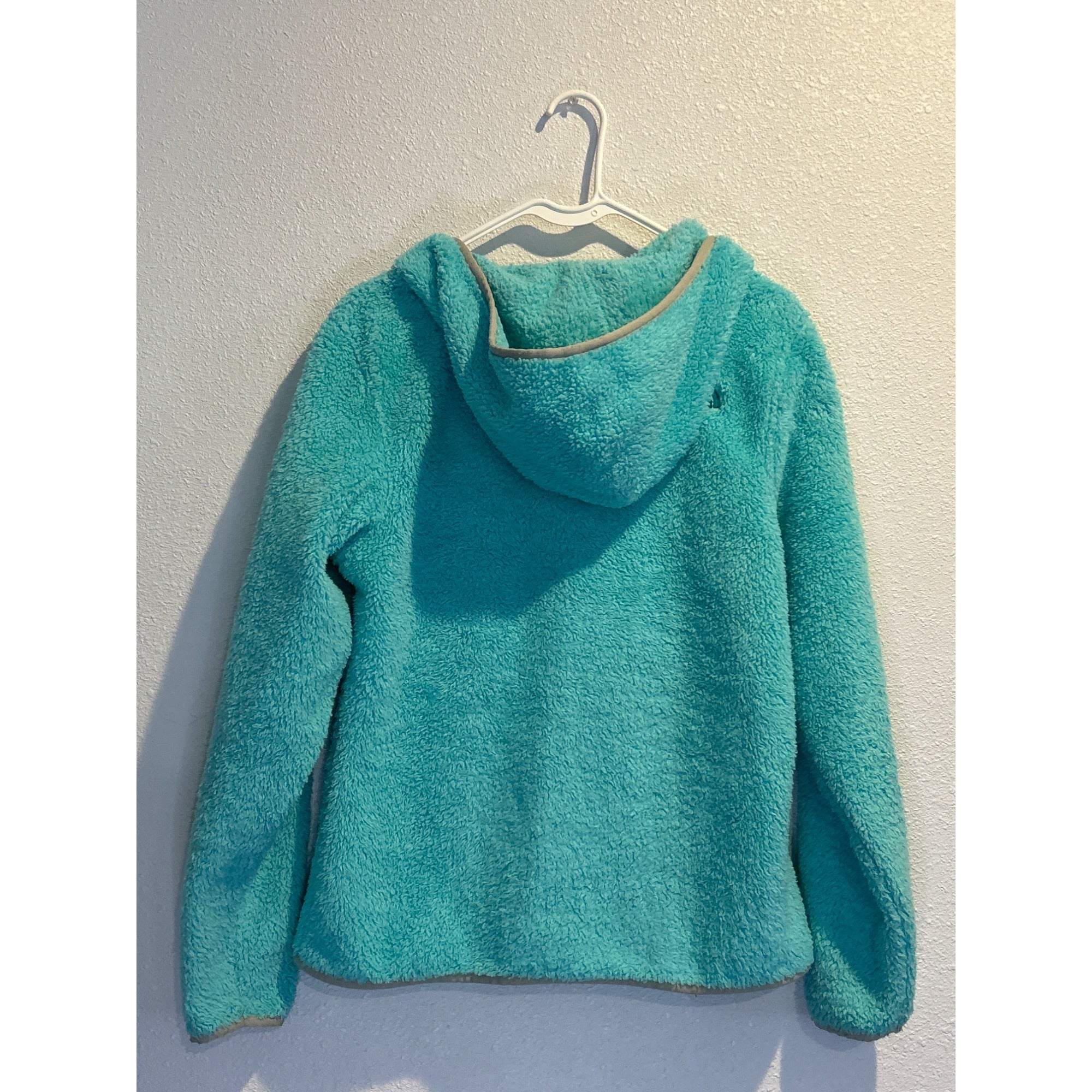 The North Face Osito Hoodie (Women's SMALL) Full Zip Soft Jacket BLUE