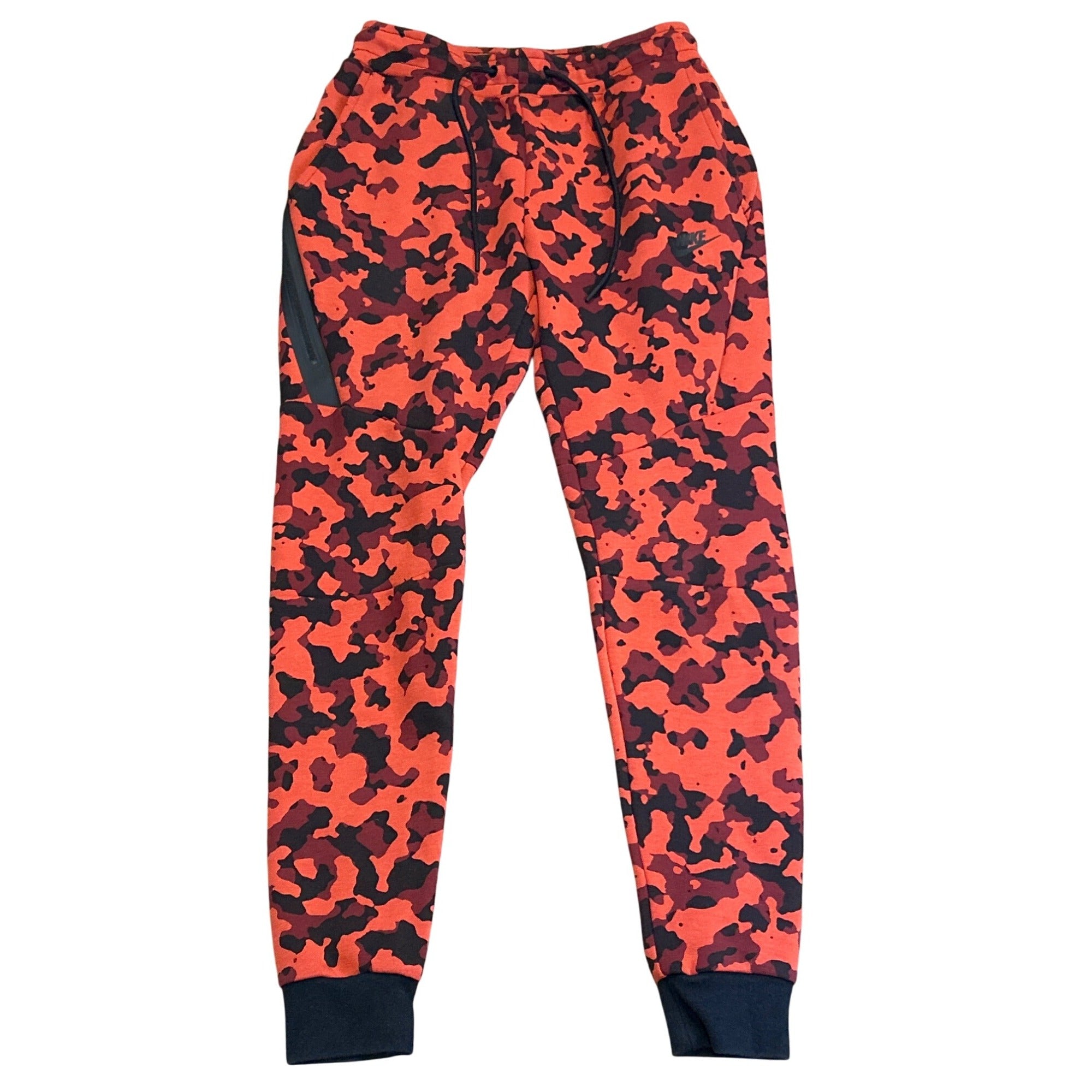 Nike Sportswear Tech Fleece Camo Jogger Pants (Mens XS) Cuffed Red CJ5981