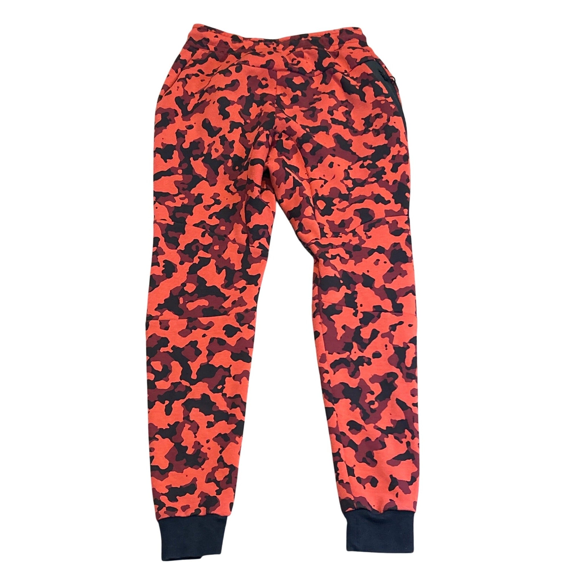 Nike Sportswear Tech Fleece Camo Jogger Pants (Mens XS) Cuffed Red CJ5981