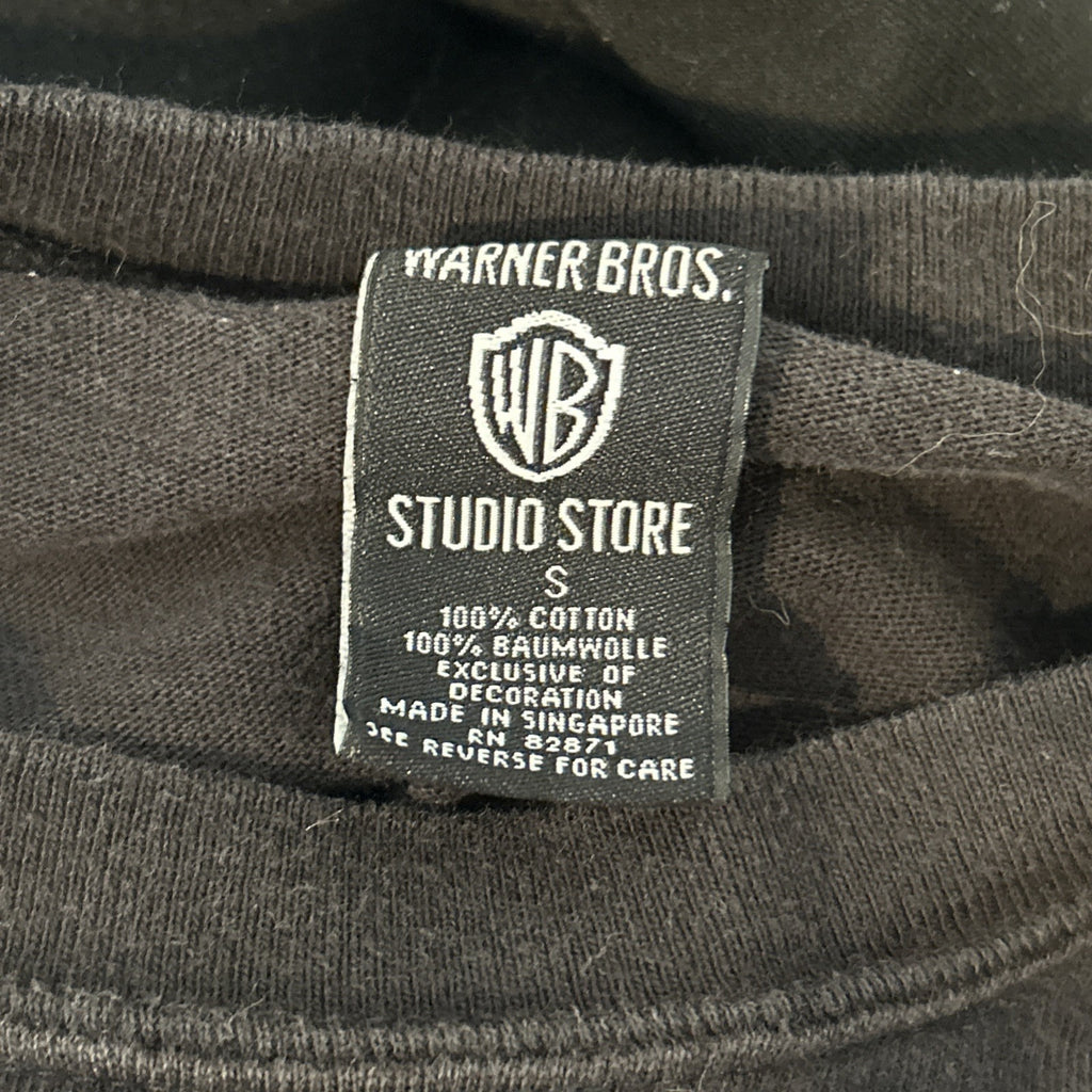 Marvin the Martian T-Shirt Men’s Small Black Embroidered Warner Bros Vintage