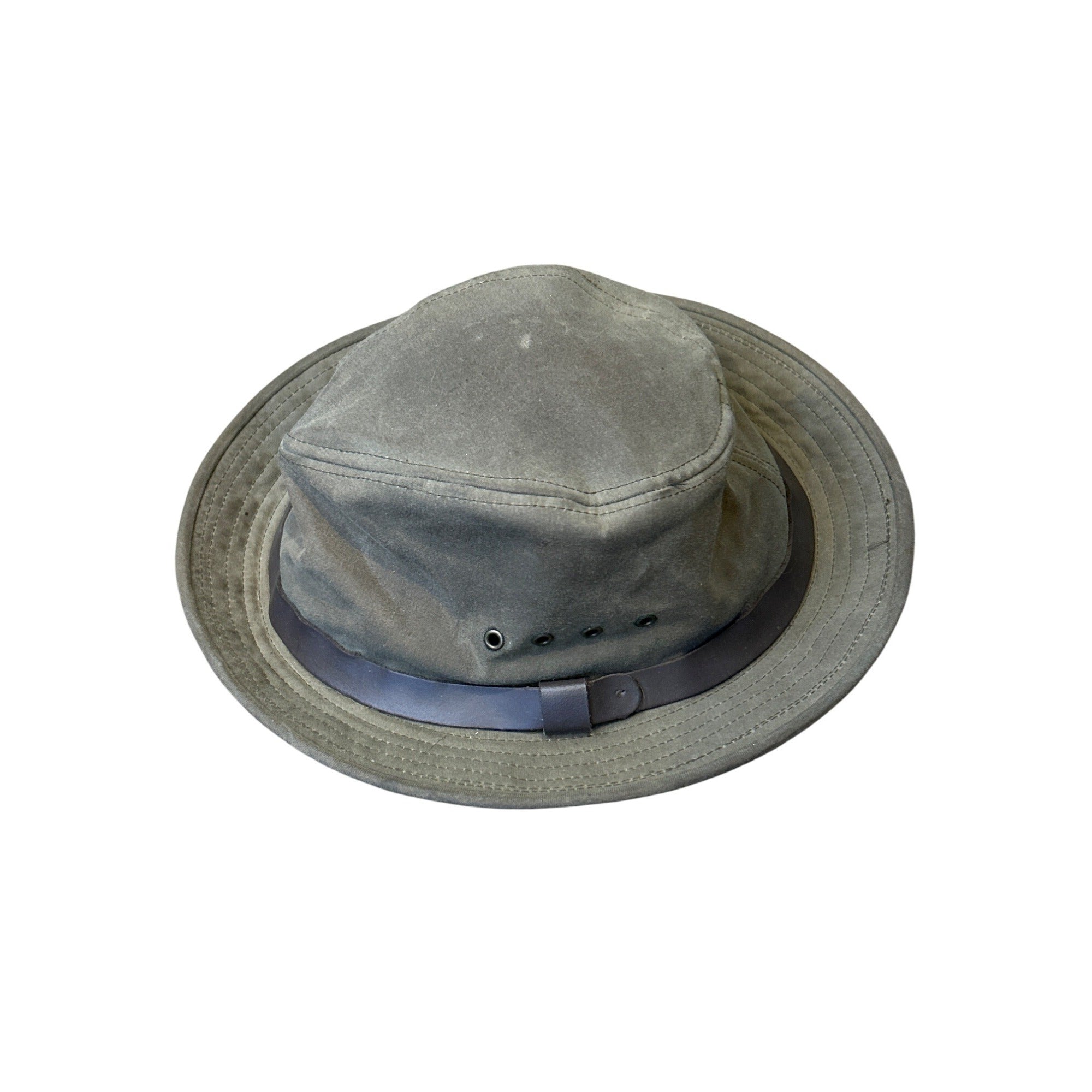 Filson Tin Cloth Green Packer Hat (Size Large) Made In USA Fedora