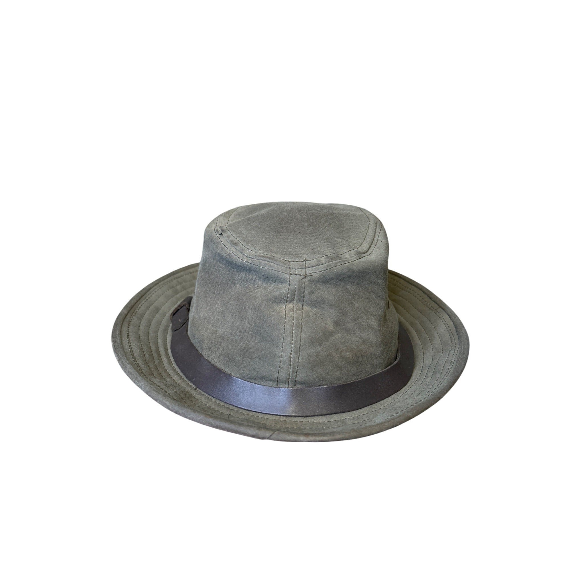 Filson Tin Cloth Green Packer Hat (Size Large) Made In USA Fedora