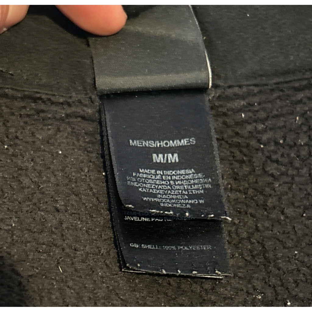 The North Face (Men's MEDIUM)  Black Full Zip Fleece Jacket