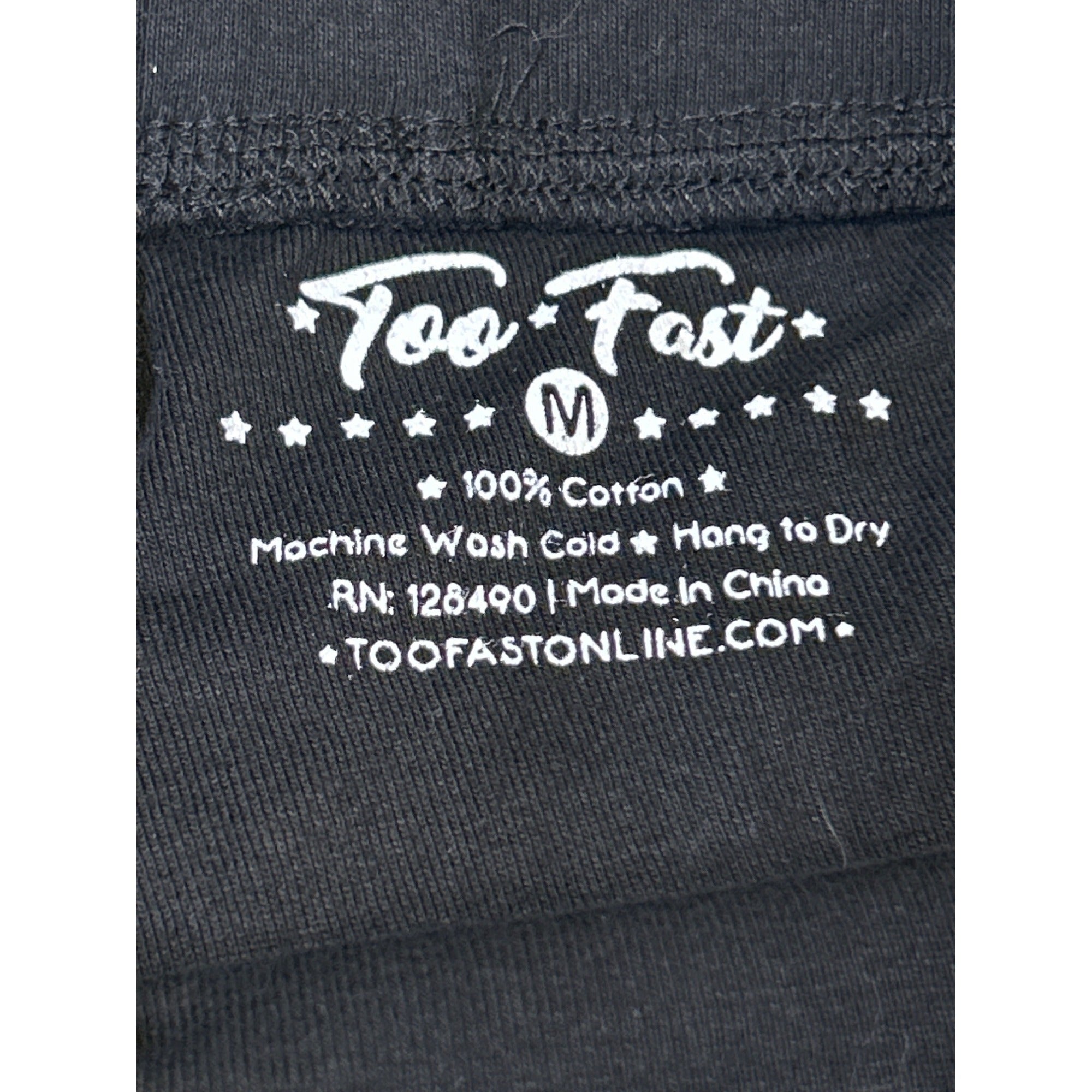 Too Fast (MEDIUM) HAIL SANTA Booty Short Shorts  Goth