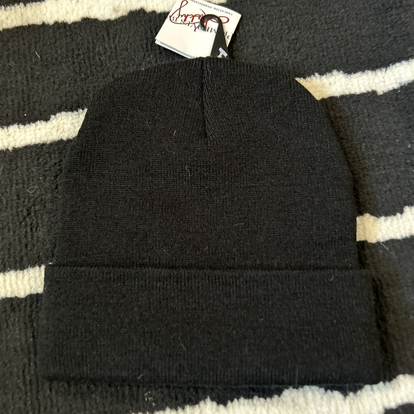 PRIMITVES BY KATHY "This is My Drinking Hat" Black Beanie NWT