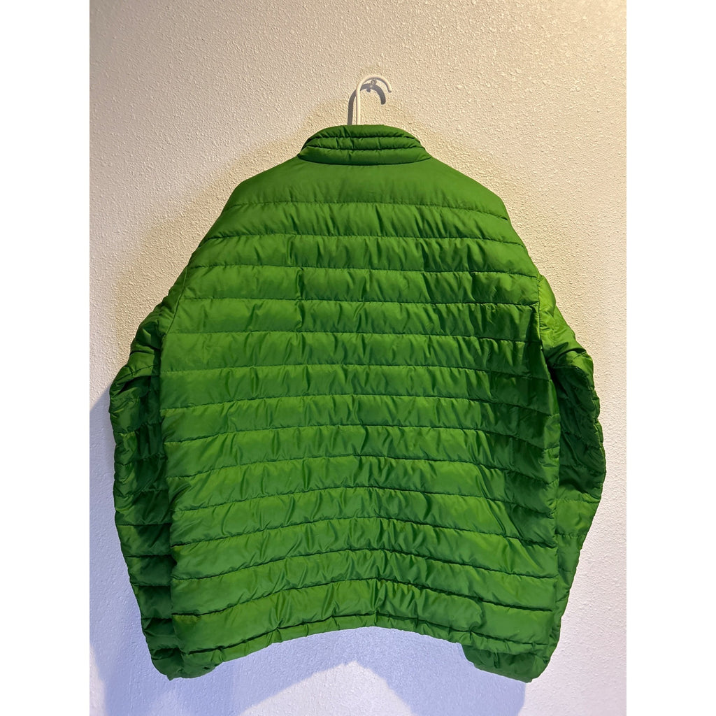 Patagonia (MENS LARGE) Goose Down Sweater Jacket Green Insulated 84673 Zip Puffer Coat