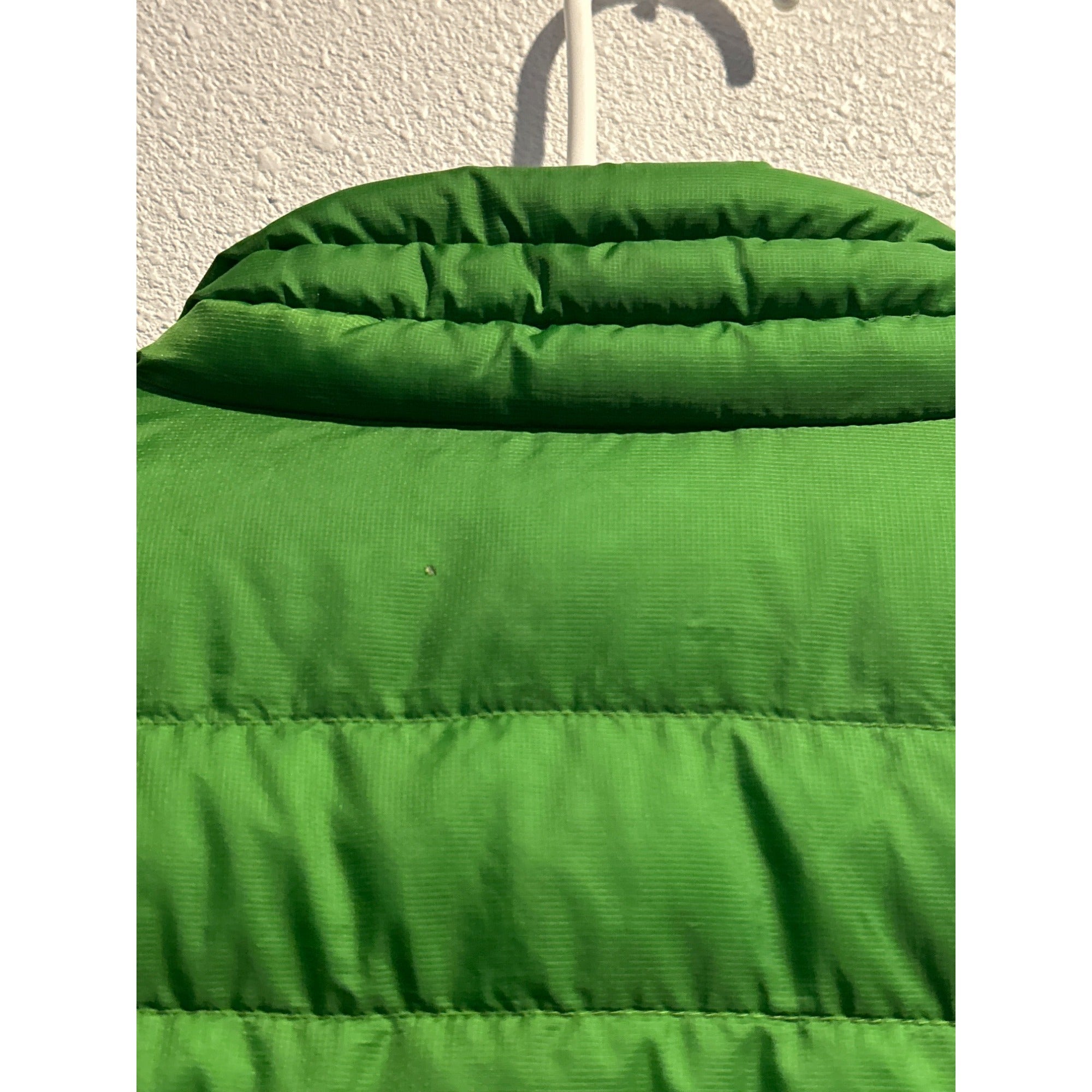 Patagonia (MENS LARGE) Goose Down Sweater Jacket Green Insulated 84673 Zip Puffer Coat
