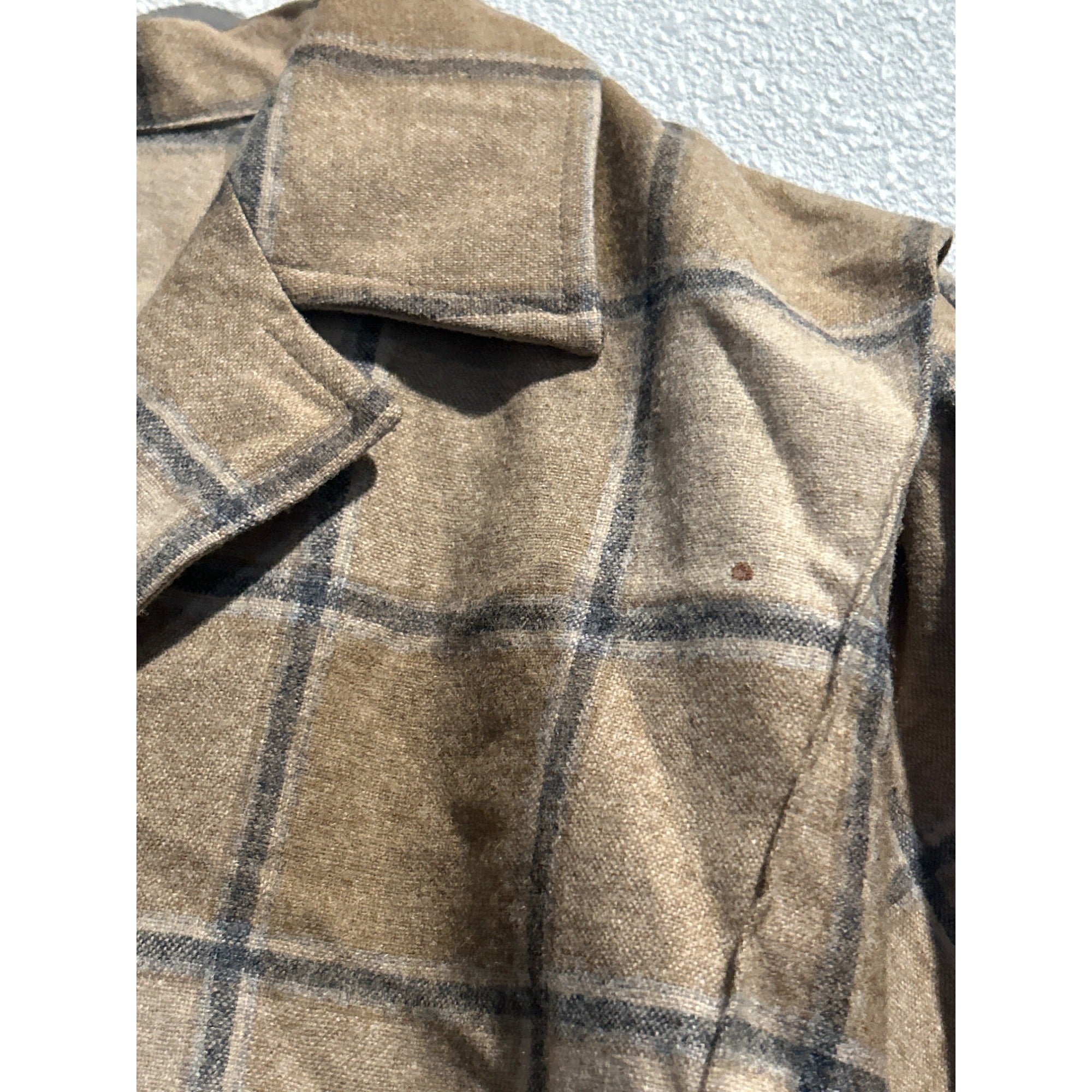 Pendleton Jacket XL Plaid Virgin Wool Heritage 49er Button Up Chore