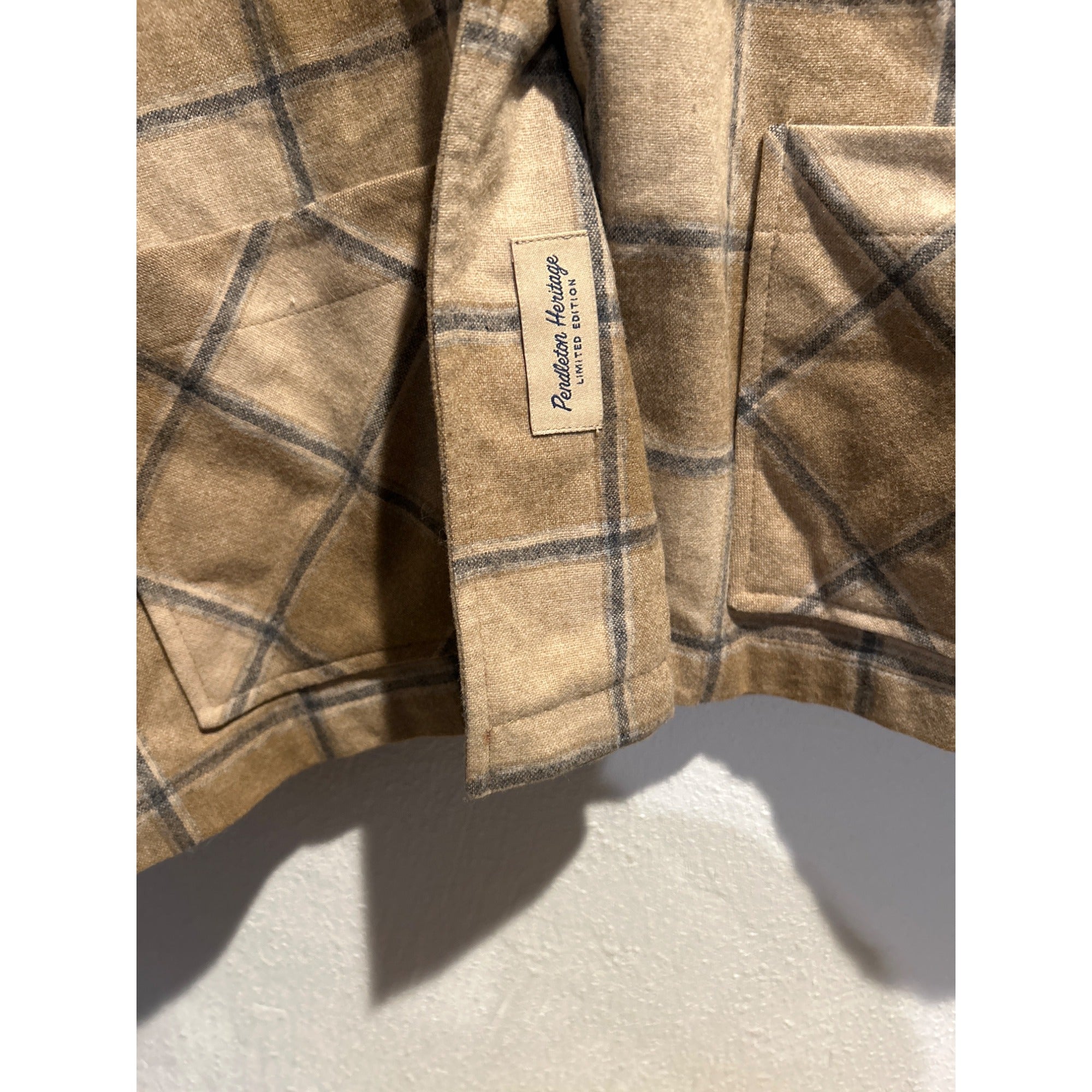 Pendleton Jacket XL Plaid Virgin Wool Heritage 49er Button Up Chore