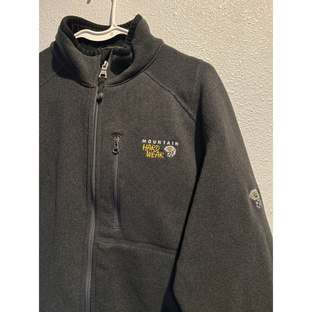 Mountain Hardware (Mens MEDIUM) Gray Polartec Fleece Full Zip Jacket