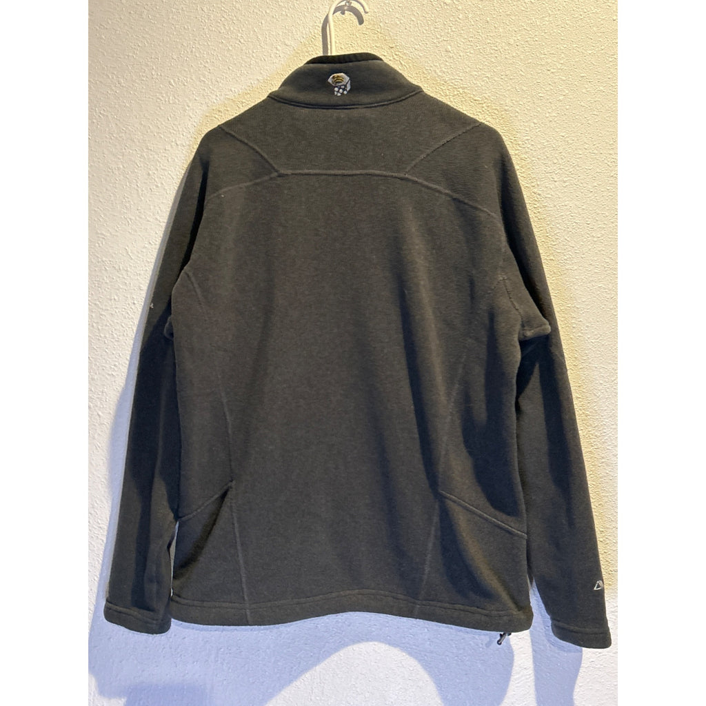 Mountain Hardware (Mens MEDIUM) Gray Polartec Fleece Full Zip Jacket
