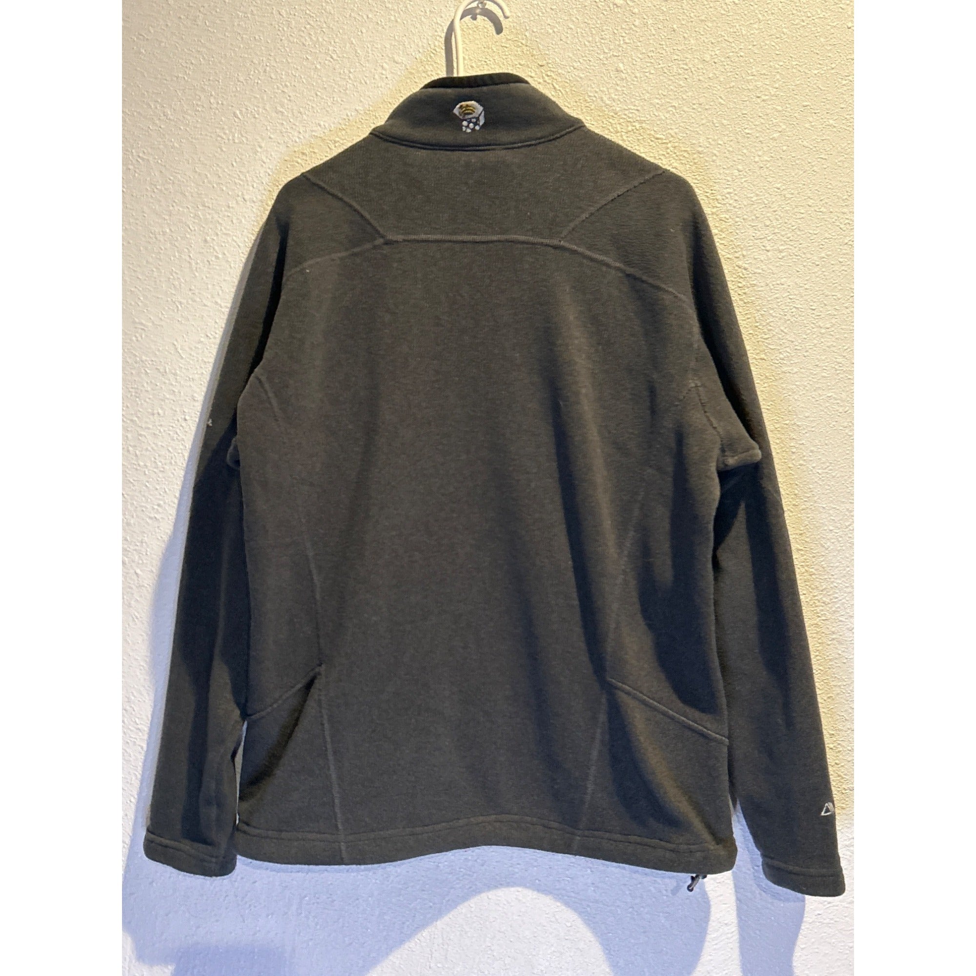 Mountain Hardware (Mens MEDIUM) Gray Polartec Fleece Full Zip Jacket